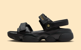 ◆Nike◆ Jordan Deja Sandal W Black llic Gold FN5036001 Jordan Deja Sandal Black Metallic Gold (W) - FN5036-001